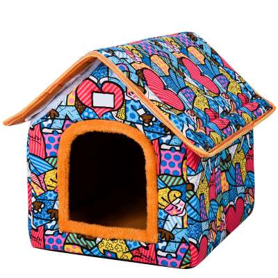 Factory Directly Portable Small Cheap Folding Felt Soft Big Home Luxury Indoor Large Cat Pet Dog House